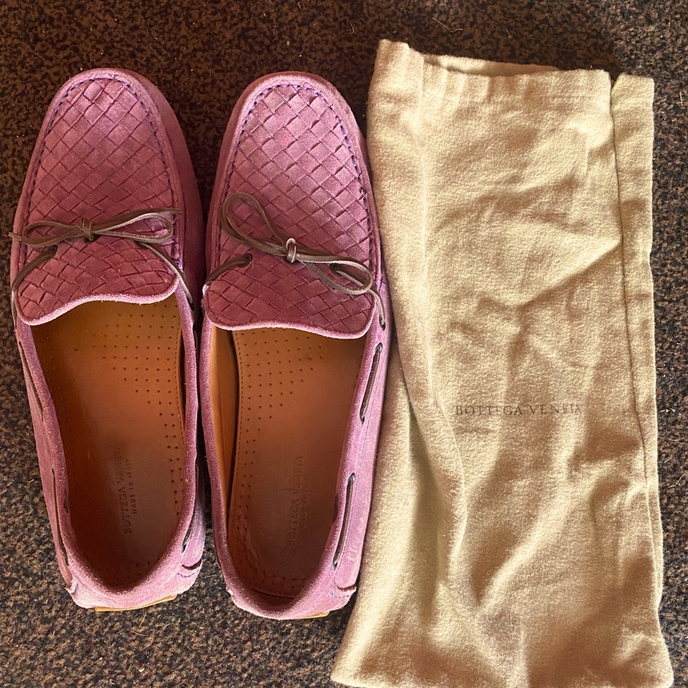 Bottega Veneta MENS purple loafers US size 11